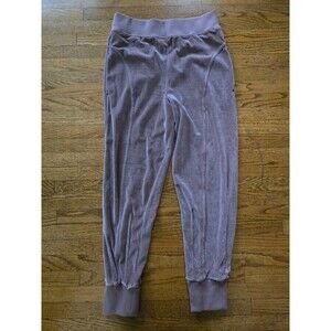 Sweaty Betty Retake Pocket Velour Jogger Pants Chateau Pink- 8US / M
